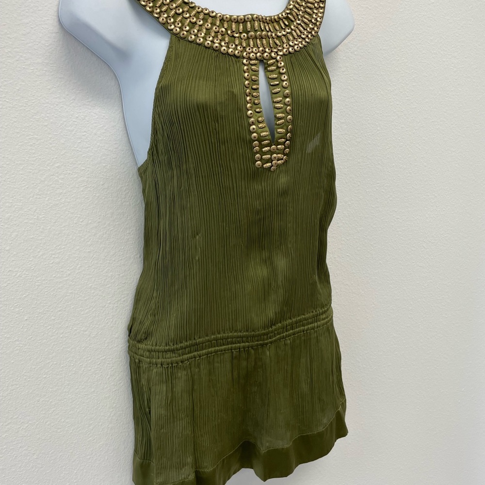 Green olive Top